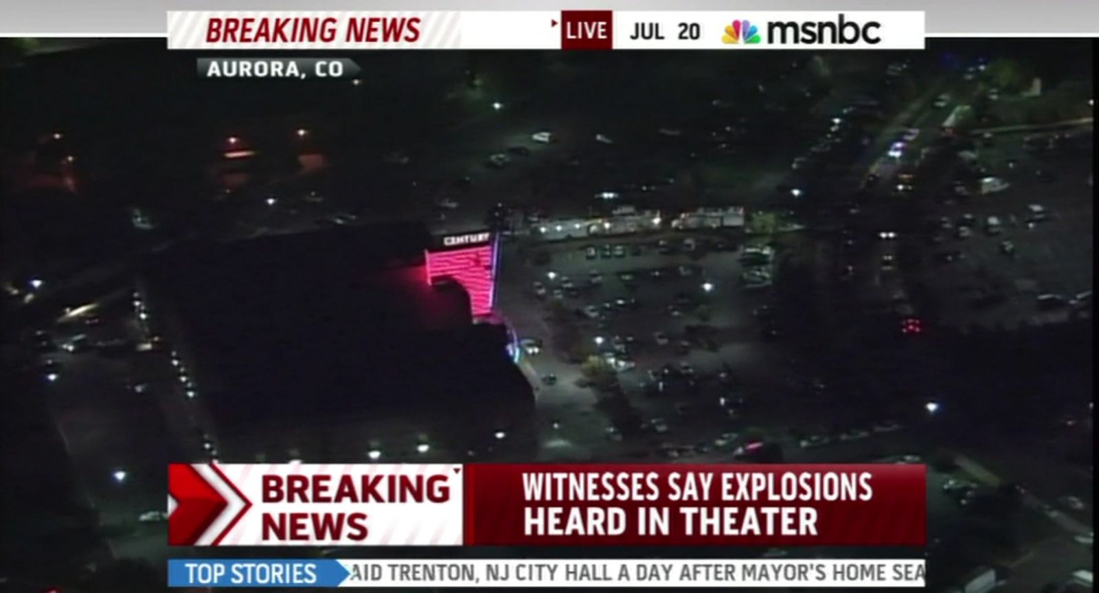 dark knight shooting aerial shot